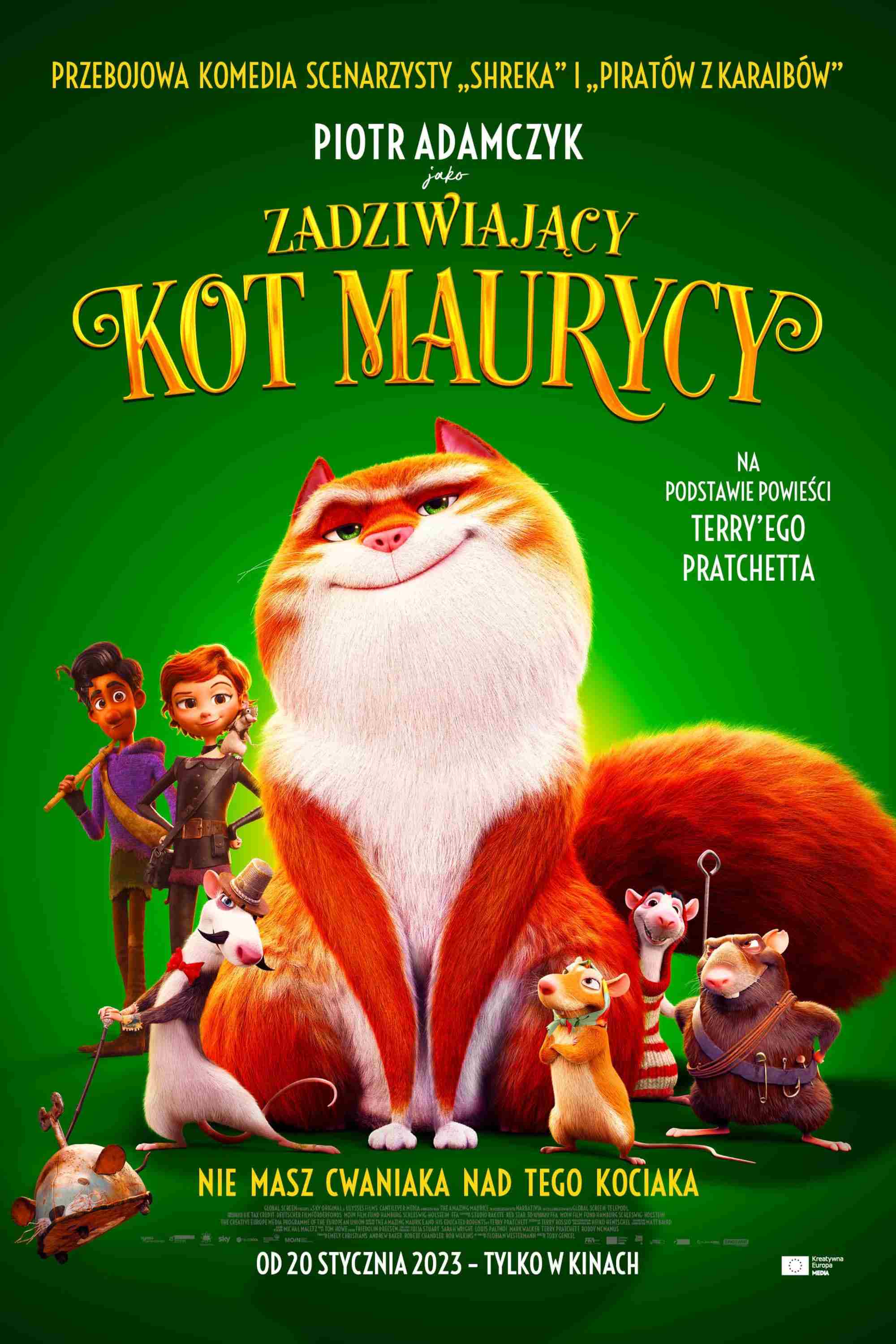 Zadziwiający kot Maurycy Oglądaj w HD online