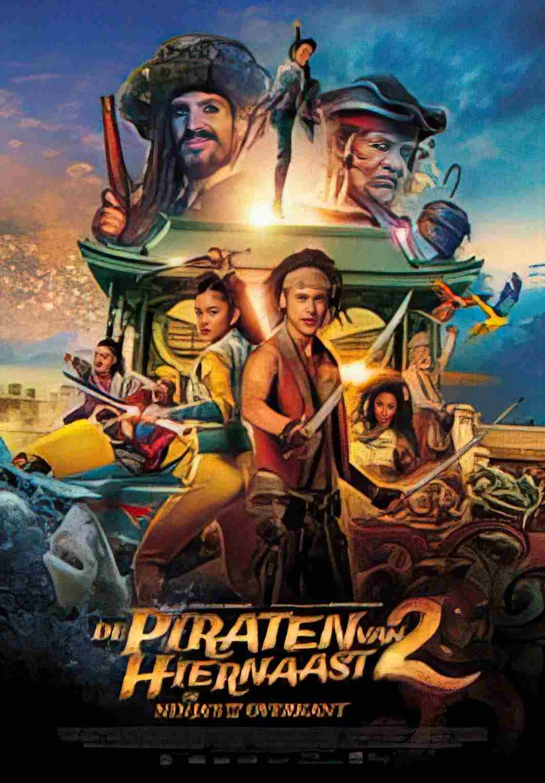 De Piraten van Hiernaast II: De Ninja's van de Overkant Oglądaj w HD online