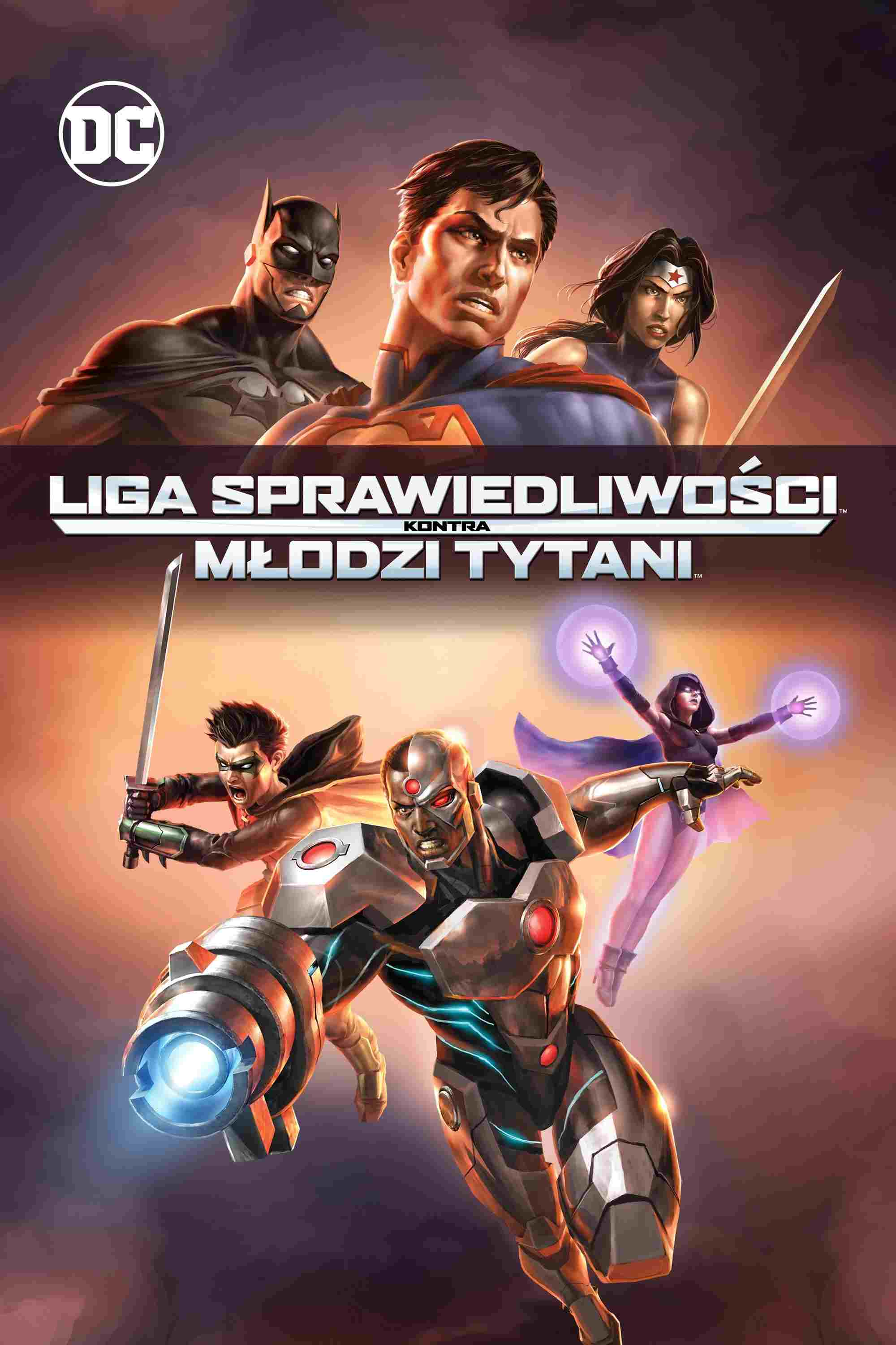 Liga Sprawiedliwości kontra Młodzi Tytani  oglądaj online za darmo