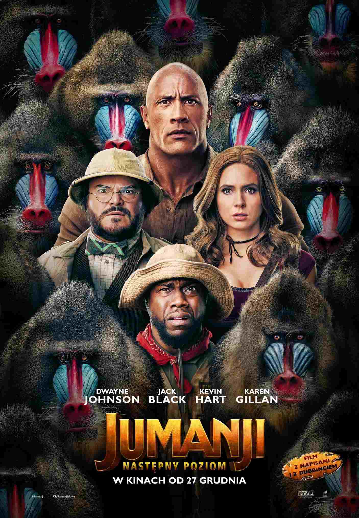 Jumanji: Następny poziom  oglądaj online za darmo